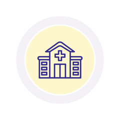 Hospital vector, pixel perfect, illustrator file 
