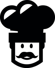 Illustration of chef vector graphic culinary expert illustration professional cook icon restaurant logo design image for you vector