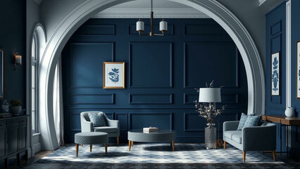 The majestic interior of a church features stained glass windows and intricate altar details bathed in soft, ethereal light