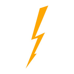 Yellow lightning bolt PNG. Thunderbolt icon in png. Yellow charge symbol. Thunderbolt symbol. Energy symbol. Lightning bolt.