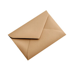 Brown Envelope on Black Background Mail Delivery Correspondence Messaging