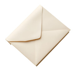 Cream Envelope on Black Background Simple Elegant Stationery