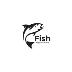 Fresh fish label icon. Finest seafood stamp symbol. Ocean fishing catch product sticker. Vector illustration.