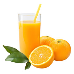 Fresh Orange Juice Glass Straw Oranges Healthy Drink Vitamin C,