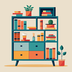 vector illustration of a furniture
