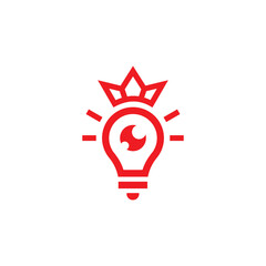 bulb smart with crown logo