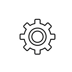 gear icon vector illustration
