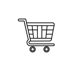 vector shopping cart icon