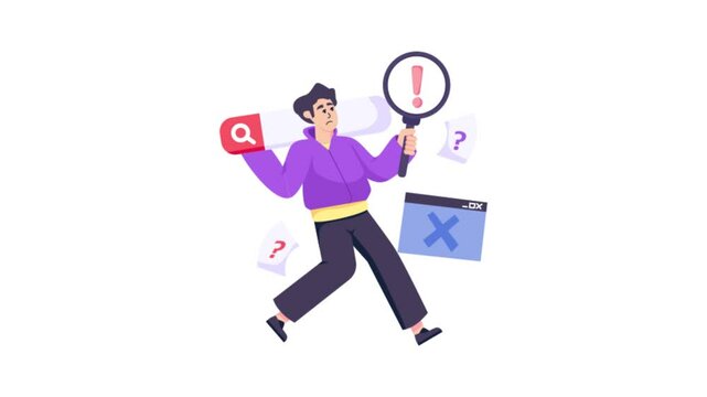 Result Not Found Animation MP4 file