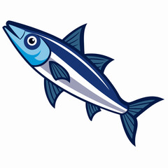 vector illustration of a fish