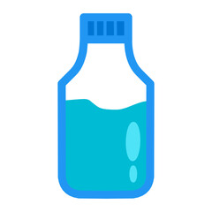 plastic bottle of water