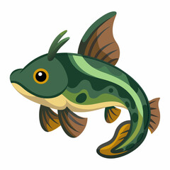 illustration of a cartoon fish