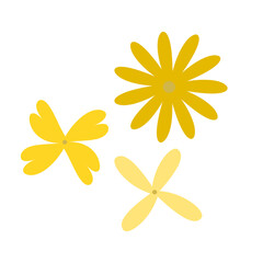 Obraz premium Yellow Flower Decoration