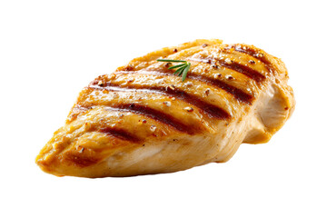 Succulent grilled chicken breast seasoned with herbs and spices