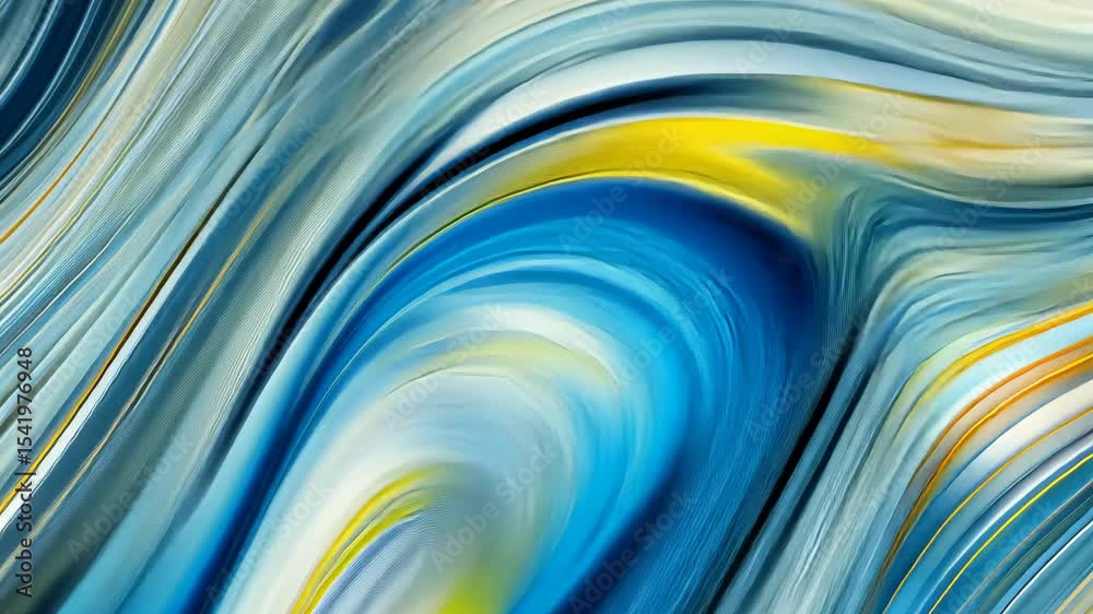 Poster dynamic flowing lines create an energetic and colorful abstract design that captivates with its vibr