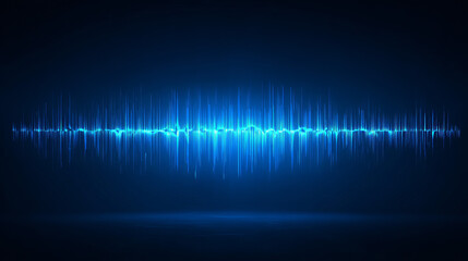 Obraz premium Music abstract background blue. Equalizer for music, showing sound waves with music waves, music background equalizer vector concept.