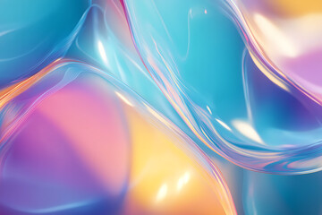 Summer Clear Gummy Glittery Gloss Background
