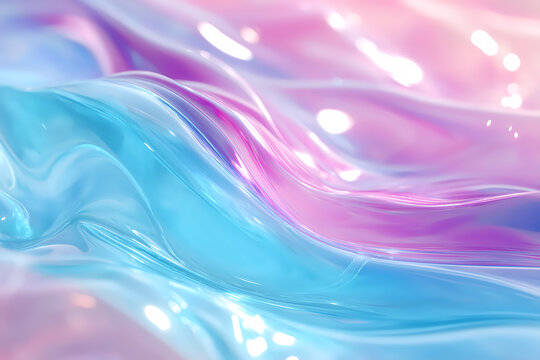 Summer Clear Gummy Glittery Gloss Background
