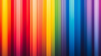 Obraz premium Vibrant Rainbow Spectrum Vertical Stripes Colorful Abstract Art Design Background Image Perfect For Modern Decor Or Digital Projects