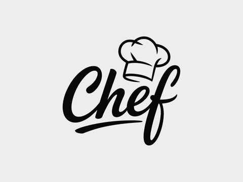Chef Logo Design: Culinary, Restaurant, Cooking, Hat Vector

