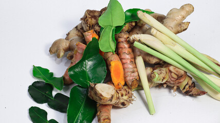 Herb Spice Medley: An enticing collection of aromatic herbs and spices, showcasing the vibrant...