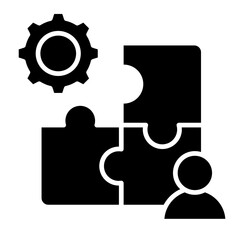 Integrated Management  Icon Element For Design	