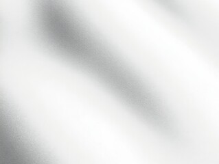 Abstract bright gradient background with speckled texture. Blurred white and grey backdrop with light and shadow for concept.