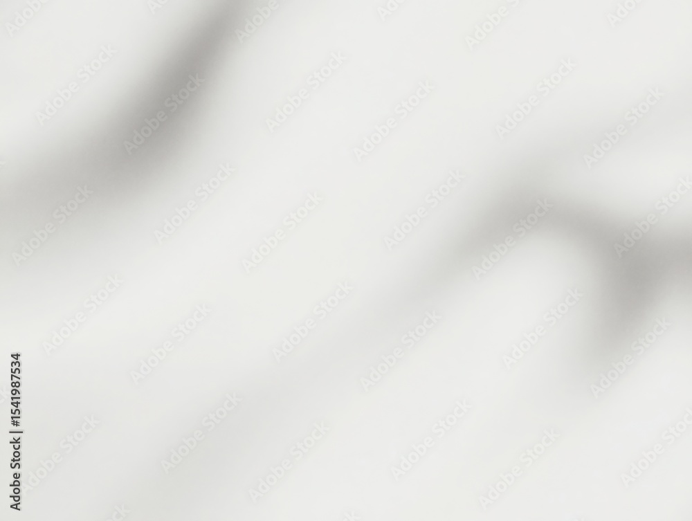 Poster minimal white fabric background with soft waves and subtle shadows. blank textile surface for produc