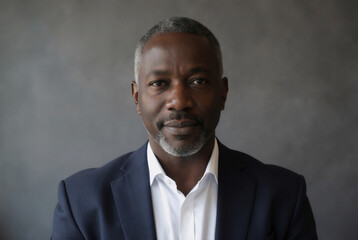 CEO, professional entrepreneur, executive manager, corporate leader, 50 years old. Successful business investor, confident in his office