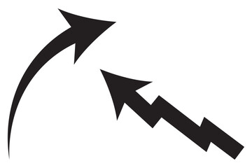 Chart of increased mortality. Icon for design. Easily editable
