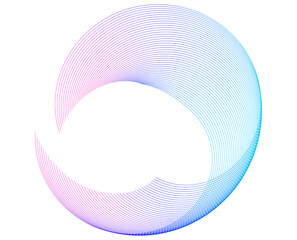 Web-design, Banner, Presentation, package. Icon, Logo made of Circular, Spiral, Geometric Lines...