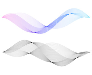 Abstract vertical glow wavy stripes. Abstract Gradient Wave Background for Organic Skincare,...