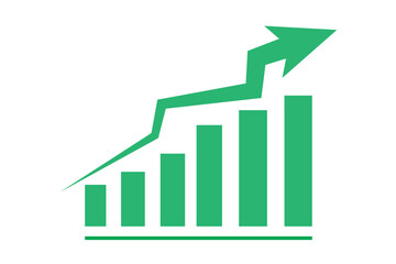Chart of increased mortality. Icon for design. Easily editable
