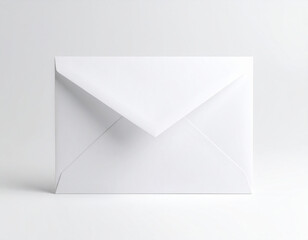 Envelope mockup isolated on white background, copy space