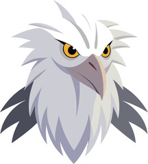 Obraz premium eagle head vector illustration
