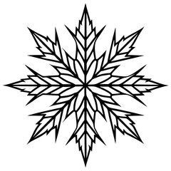 Frost Pattern icon vector