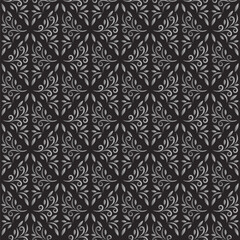 Floral pattern. Baroque style wallpaper. Seamless vector background.  Wallpaper, textile, packaging, print
