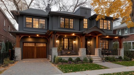Autumn Evening at the Gray House