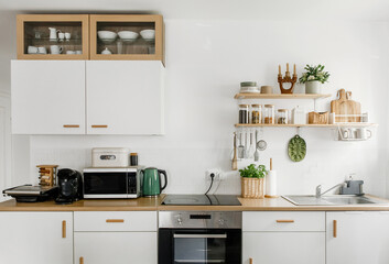 Modern Scandinavian Kitchen Interior Minimalist Design Natural Decor