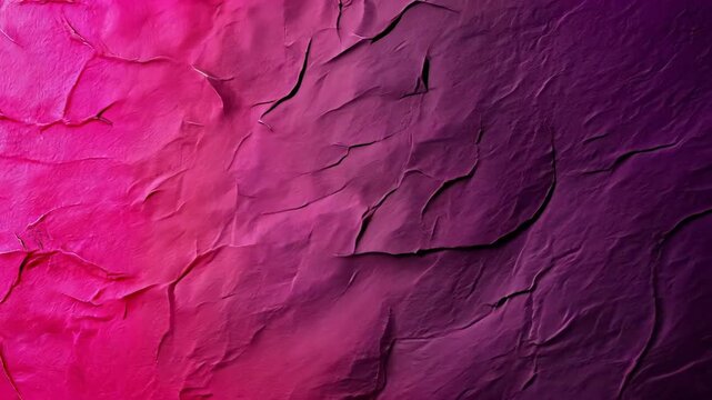 Textured abstract pink and purple background with cracks and creases
