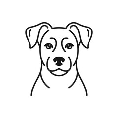 Obraz premium Dog Breed Silhouettes Collection – Labrador, German Shepherd, Bulldog – Vector Clipart for T-shirt, Stickers, and Prints