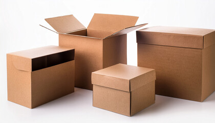cardboar box set different sizes for design