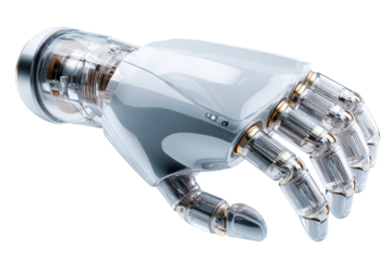 Advanced robotic hand design with transparent materials