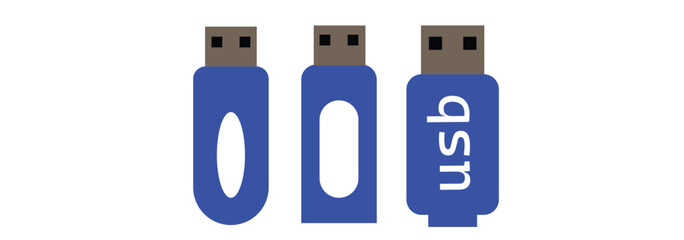 Flash Drive, Computer Technology, Storage, line icon