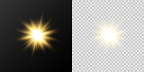 Soft White Sunbeam with Optical Glow and Halo Light for Warm Summer or Heavenly Background Decoration
