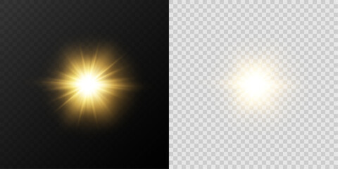 Soft White Sunbeam with Optical Glow and Halo Light for Warm Summer or Heavenly Background Decoration