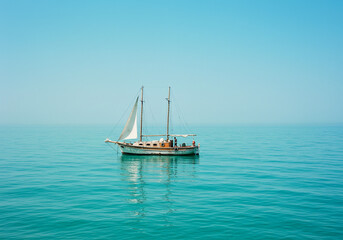 Obraz premium sailboat on the sea