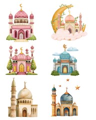mosque art illustration