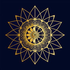 Concentric Petal Mandala with Lace-Like Detailing and Spiritual Vibe