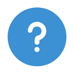 blue question mark icon